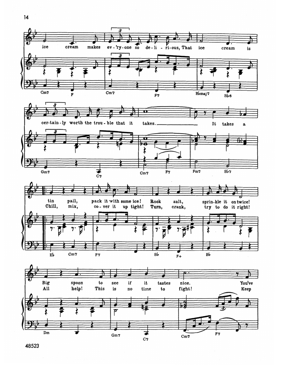 Ice Cream (from Anne Of Green Gables) Piano, Vocal scores gallery preview page 2