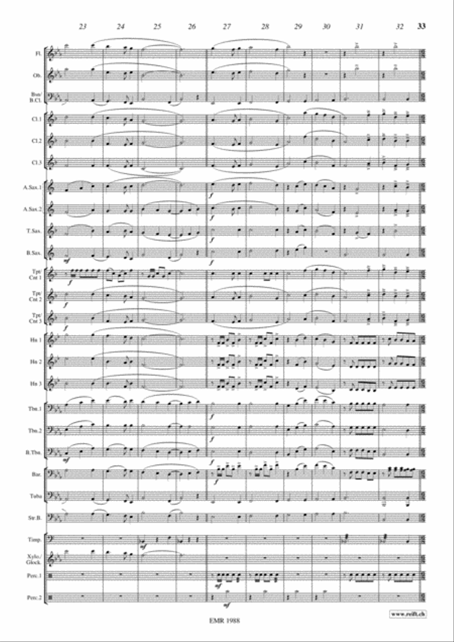 Traveller's Diary Concert Band scores gallery preview page 14
