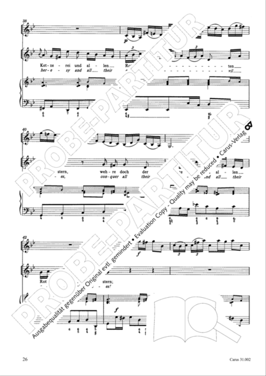O God, from heaven look on us (Ach Gott, vom Himmel sieh darein) ATB scores gallery preview page 27