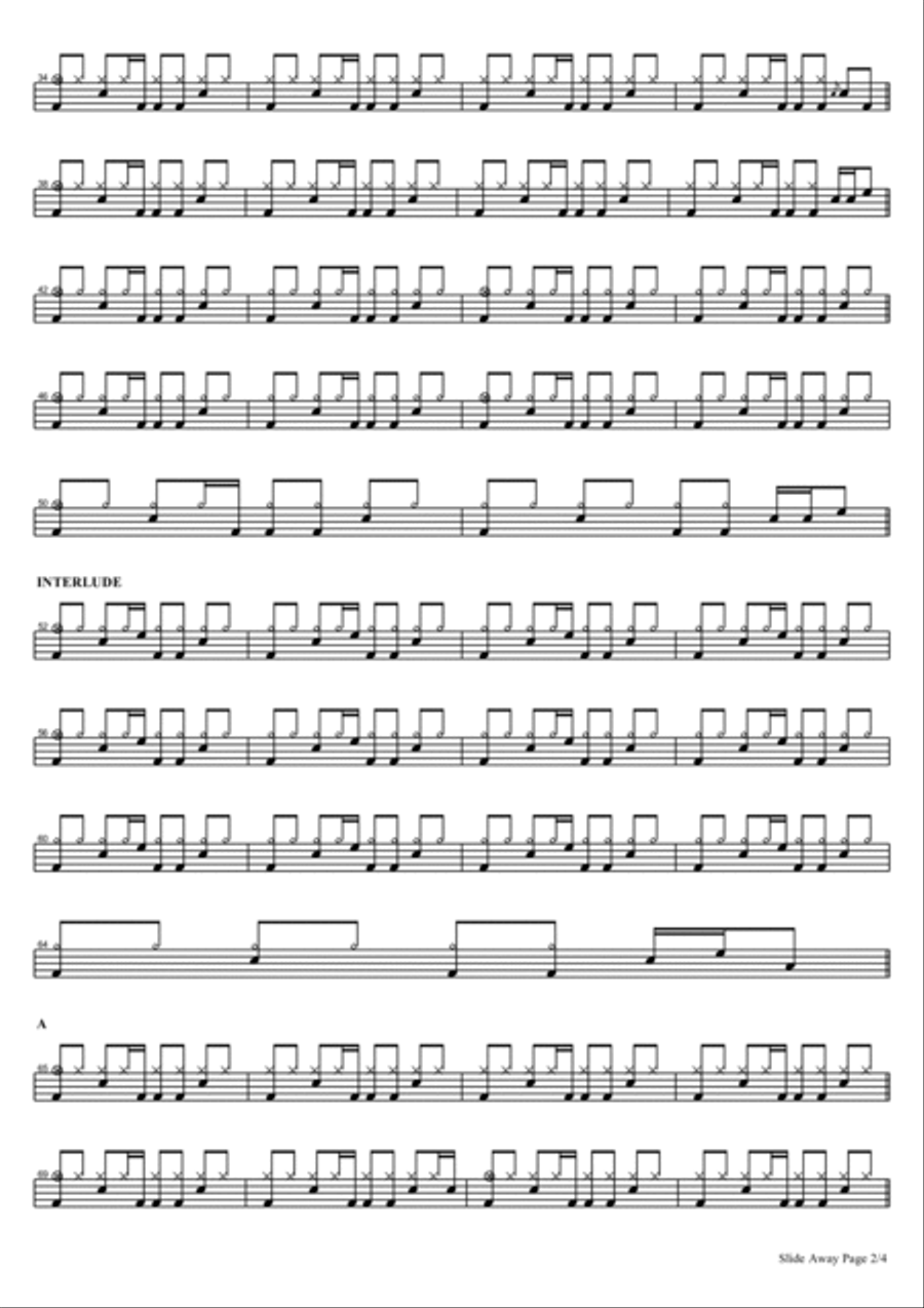 Slide Away Drum Set scores gallery preview page 2