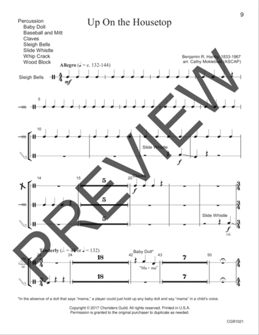 Strike the Harp and Join the Chorus Choir scores gallery preview page 4