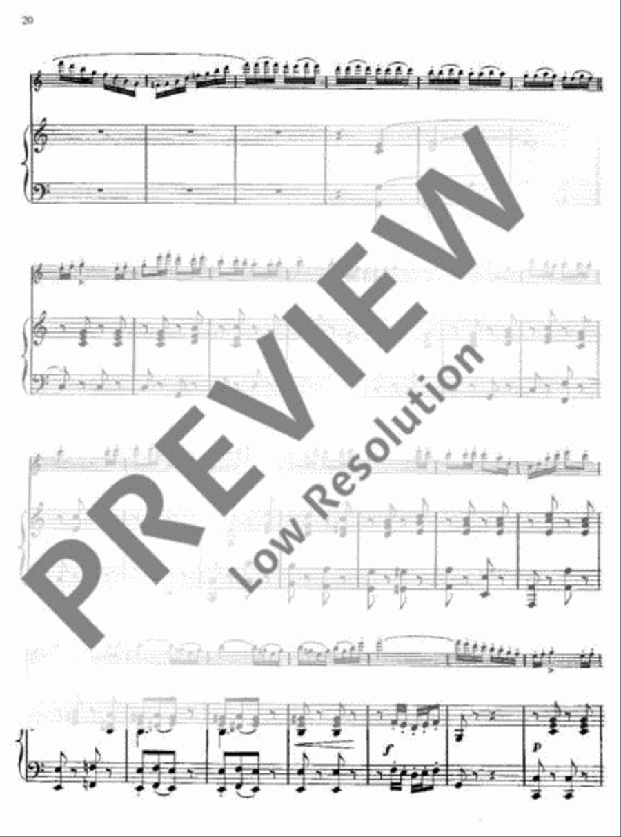 Fantaisie sur des airs écossais Flute scores gallery preview page 21