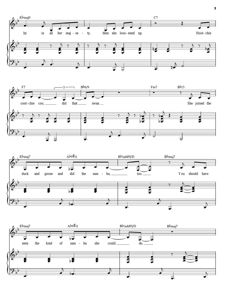 O Pato (The Duck) O Pato (The Duck) Piano, Vocal, Guitar scores gallery preview page 3