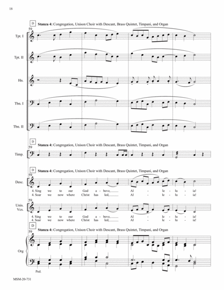 Three Congregational Hymn Settings for Brass