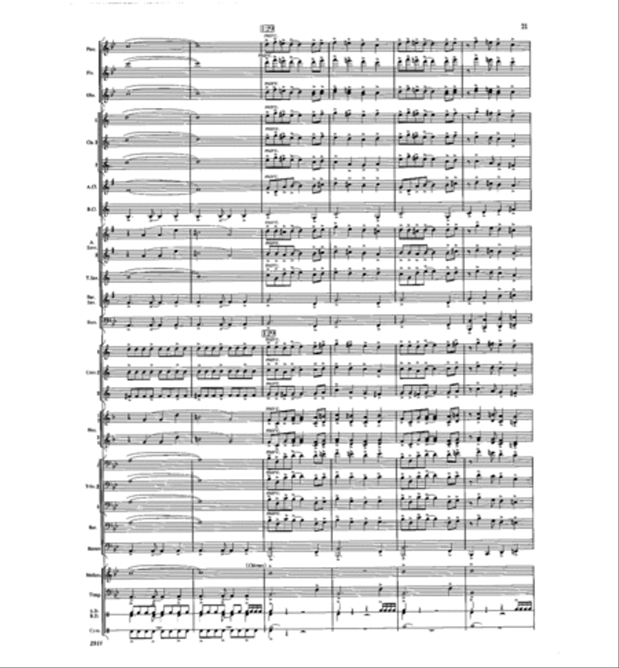 Novena Concert Band scores gallery preview page 21