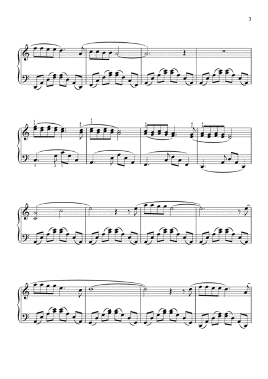 Walking In The Air Piano Solo scores gallery preview page 3