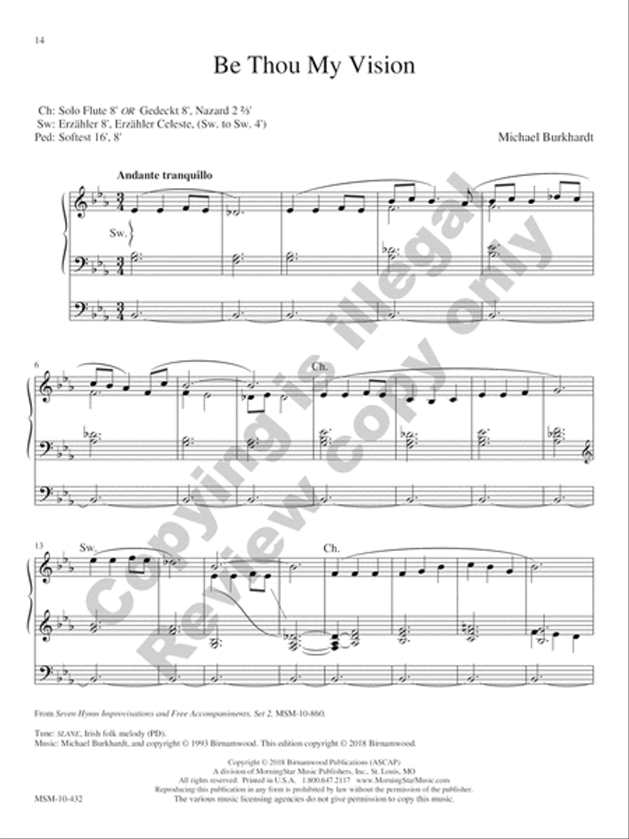 In Memoriam: Funeral Music for Organ Organ Solo scores gallery preview page 24