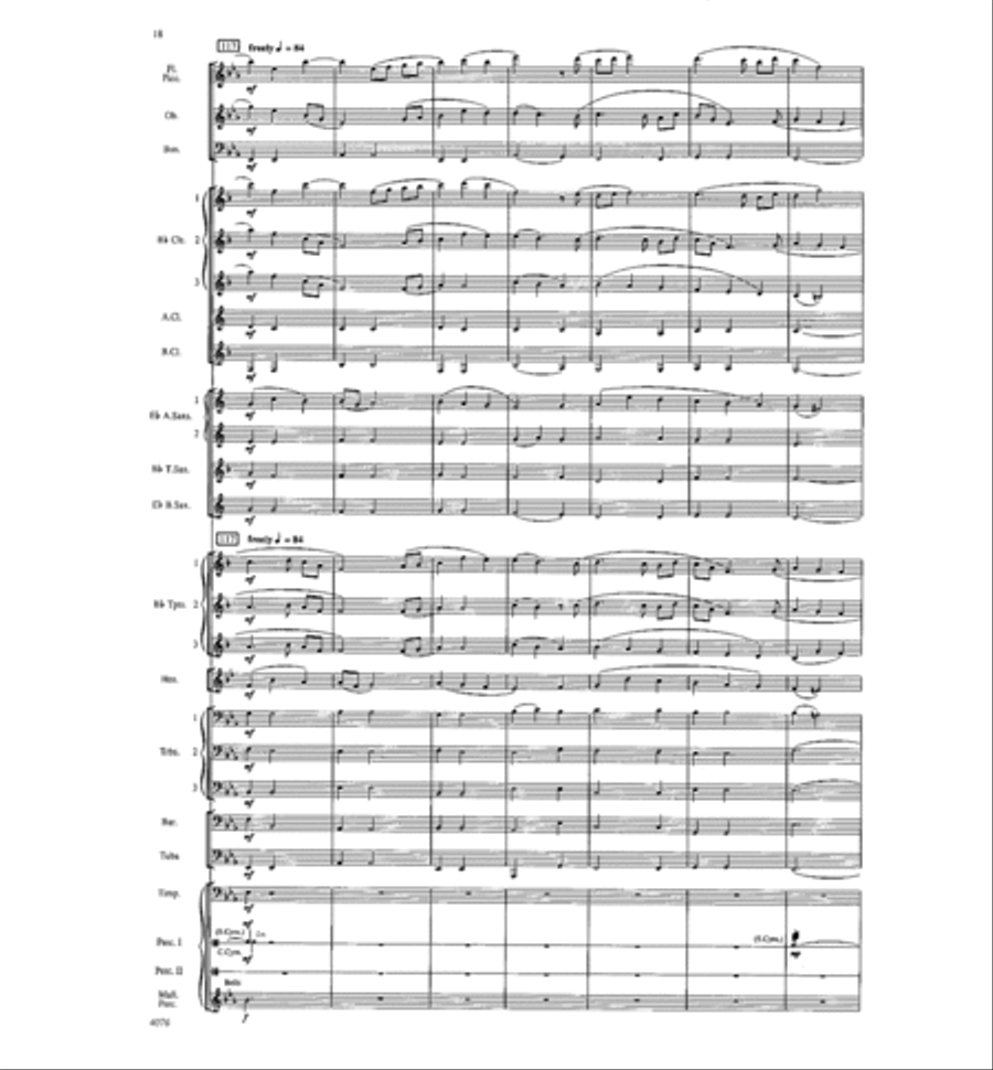 West Highlands Sojourn West Highlands Sojourn Concert Band scores gallery preview page 19