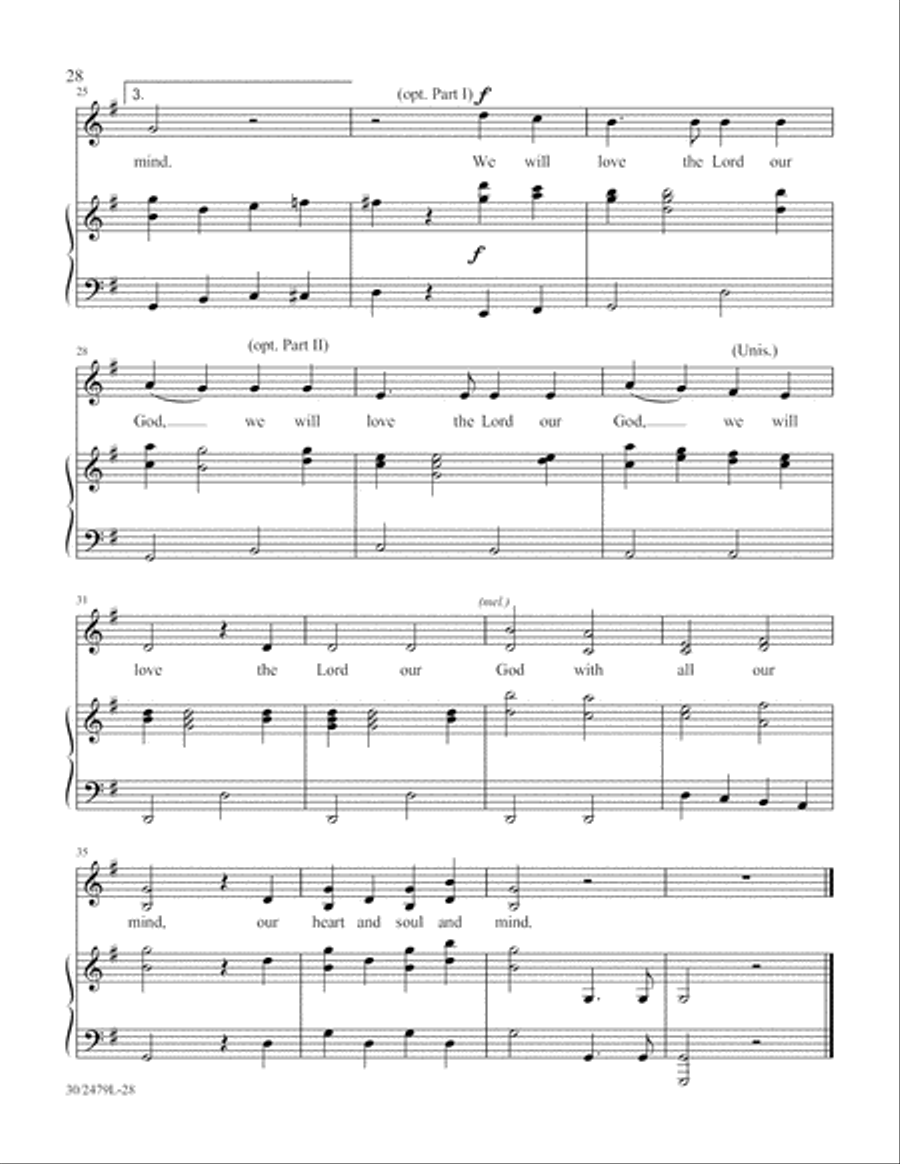 Scripture Songs Unison Choir scores gallery preview page 29
