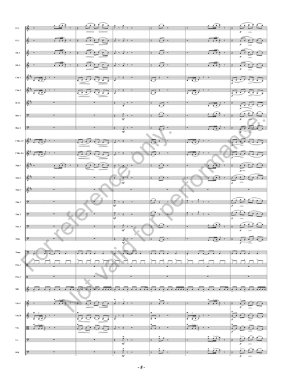 Red Concert Band scores gallery preview page 9