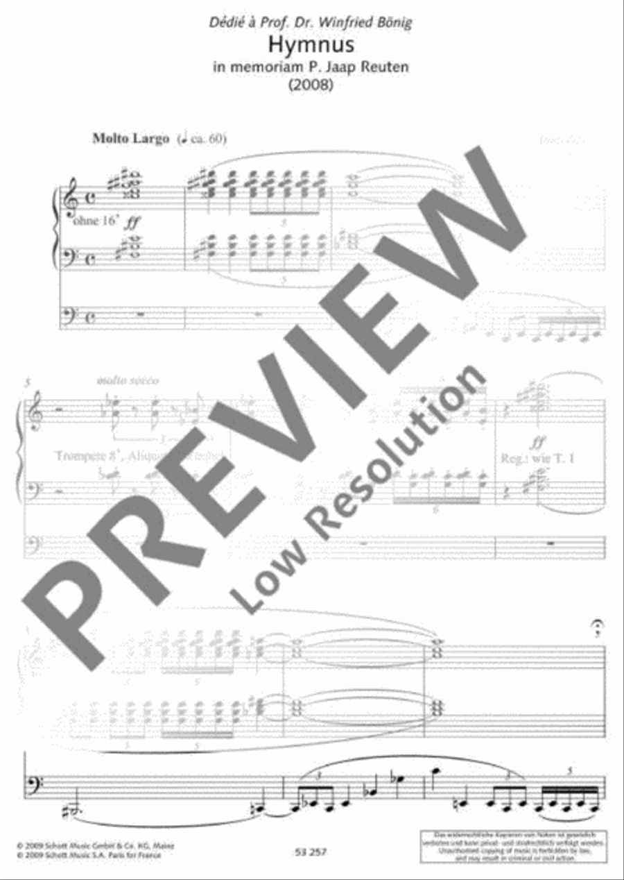 Hymnus Organ scores gallery preview page 4
