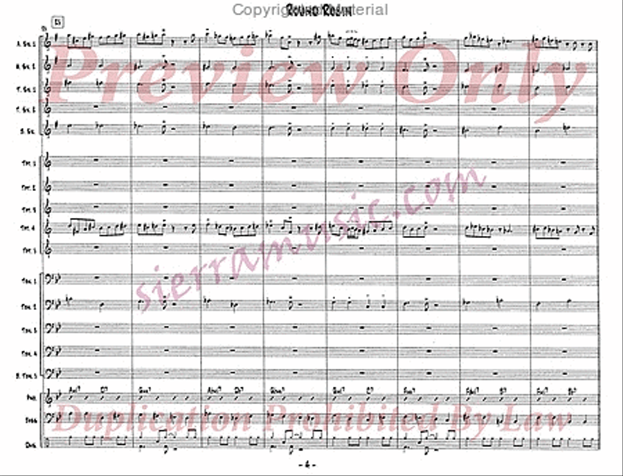 Round Robin Jazz Ensemble scores gallery preview page 5