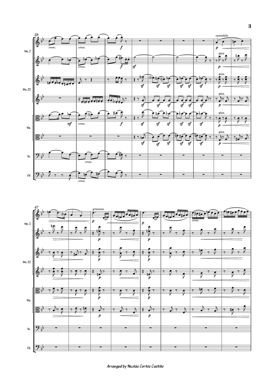 Tchaikovsky - Nutcracker Suite Op. 71a for String Orchestra String Orchestra scores gallery preview page 5