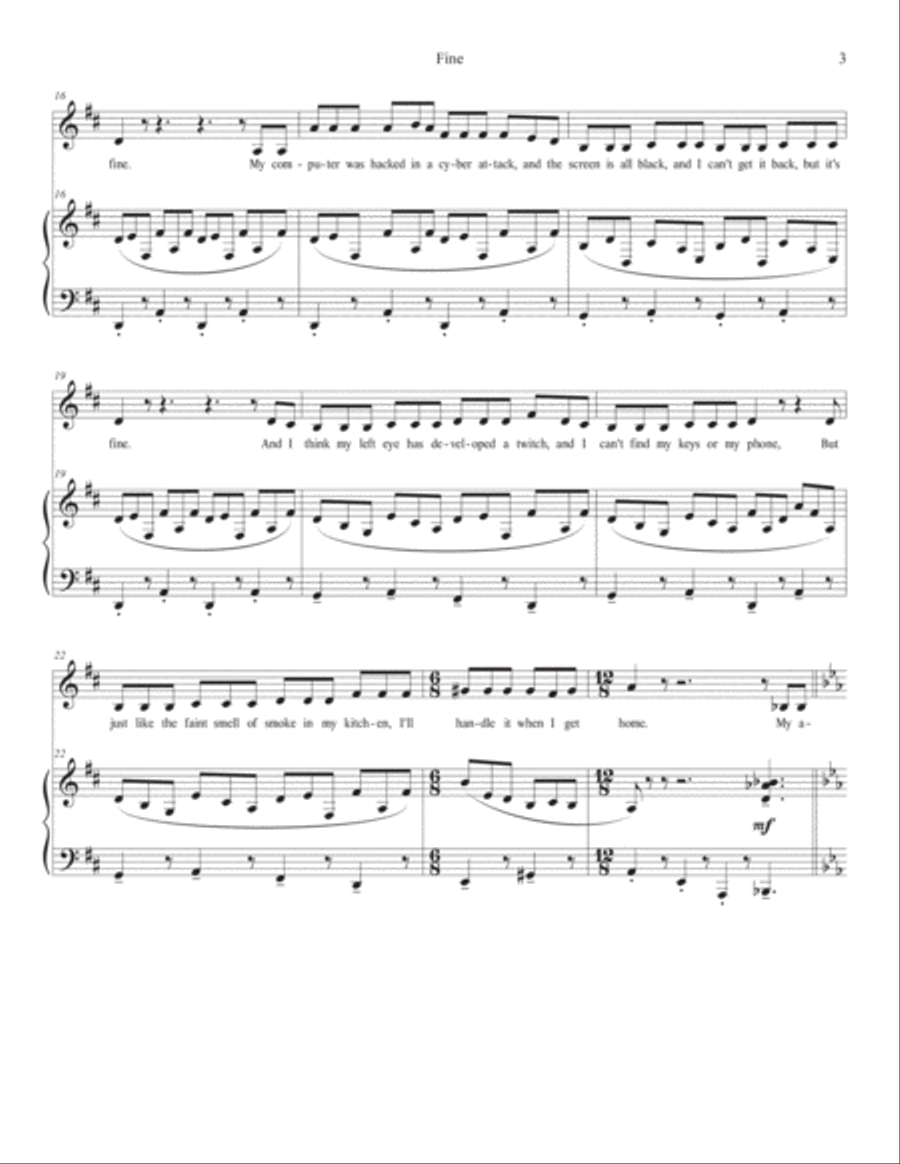 Fine Voice Solo scores gallery preview page 3