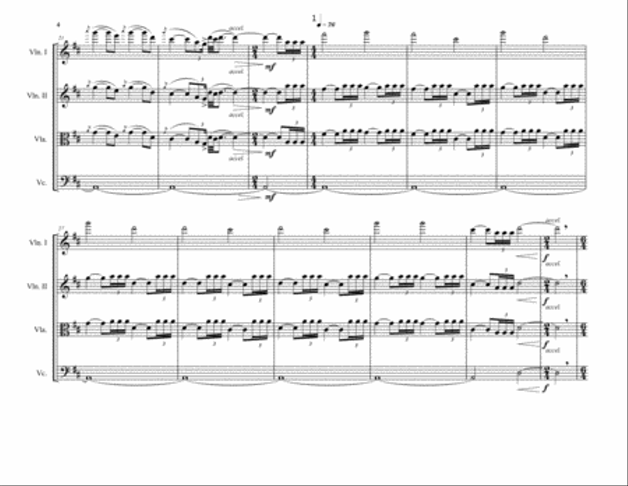 [Welch] Siubhal Turnlar String Quartet scores gallery preview page 6