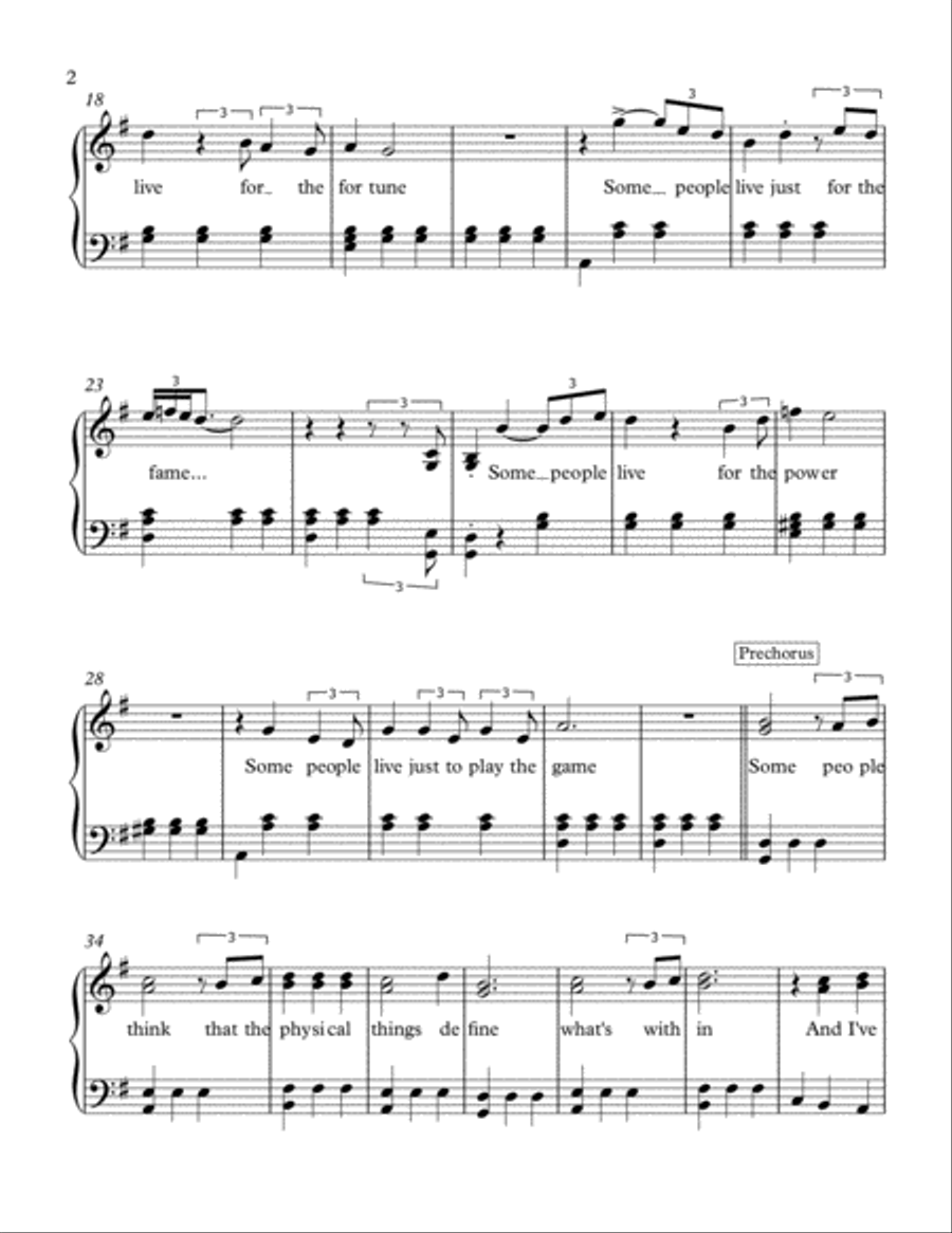 If I Ain't Got You Piano Solo scores gallery preview page 2
