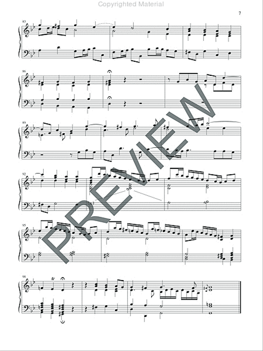 Two English Voluntaries for Organ Organ Solo scores gallery preview page 7
