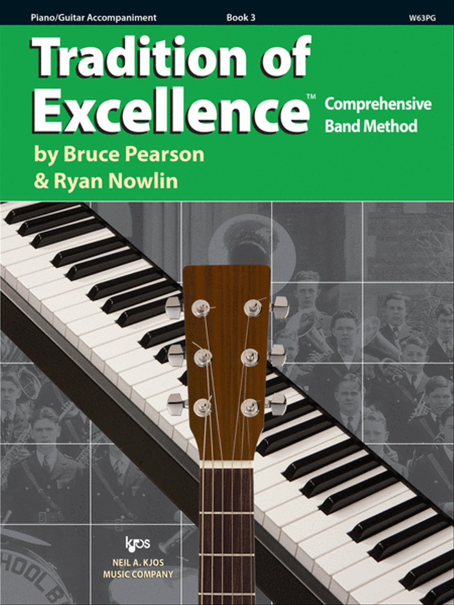 Tradition of Excellence Book 3 - Piano/Guitar Accompaniment Piano scores gallery preview page 1