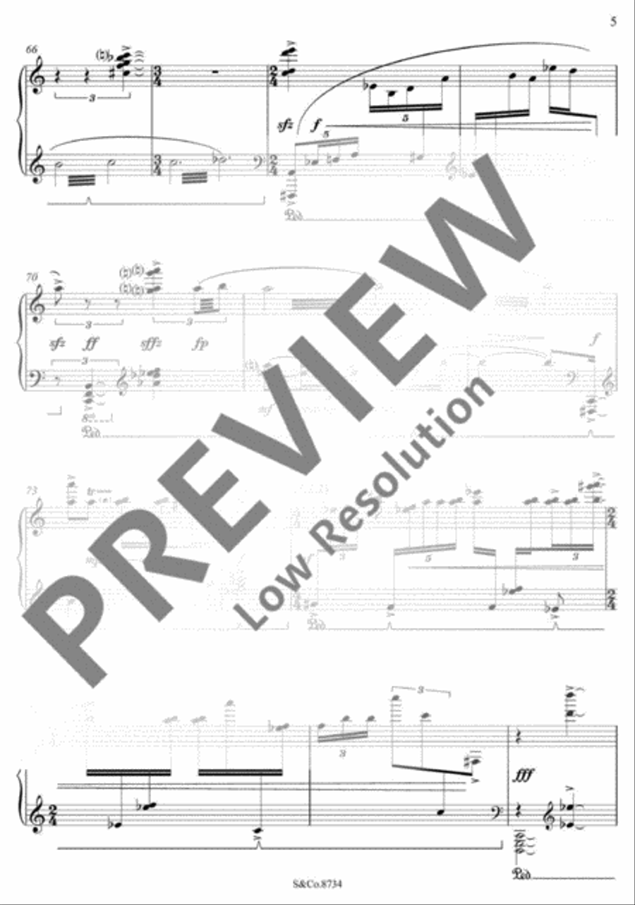 Through Magic Casements Piano Solo scores gallery preview page 8
