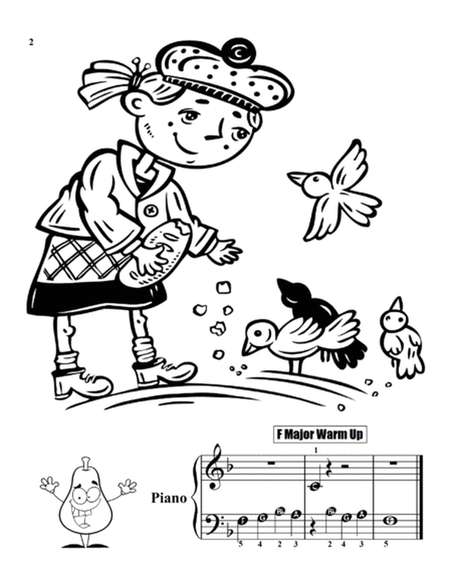 Canon In D Beginner Piano Coloring Book