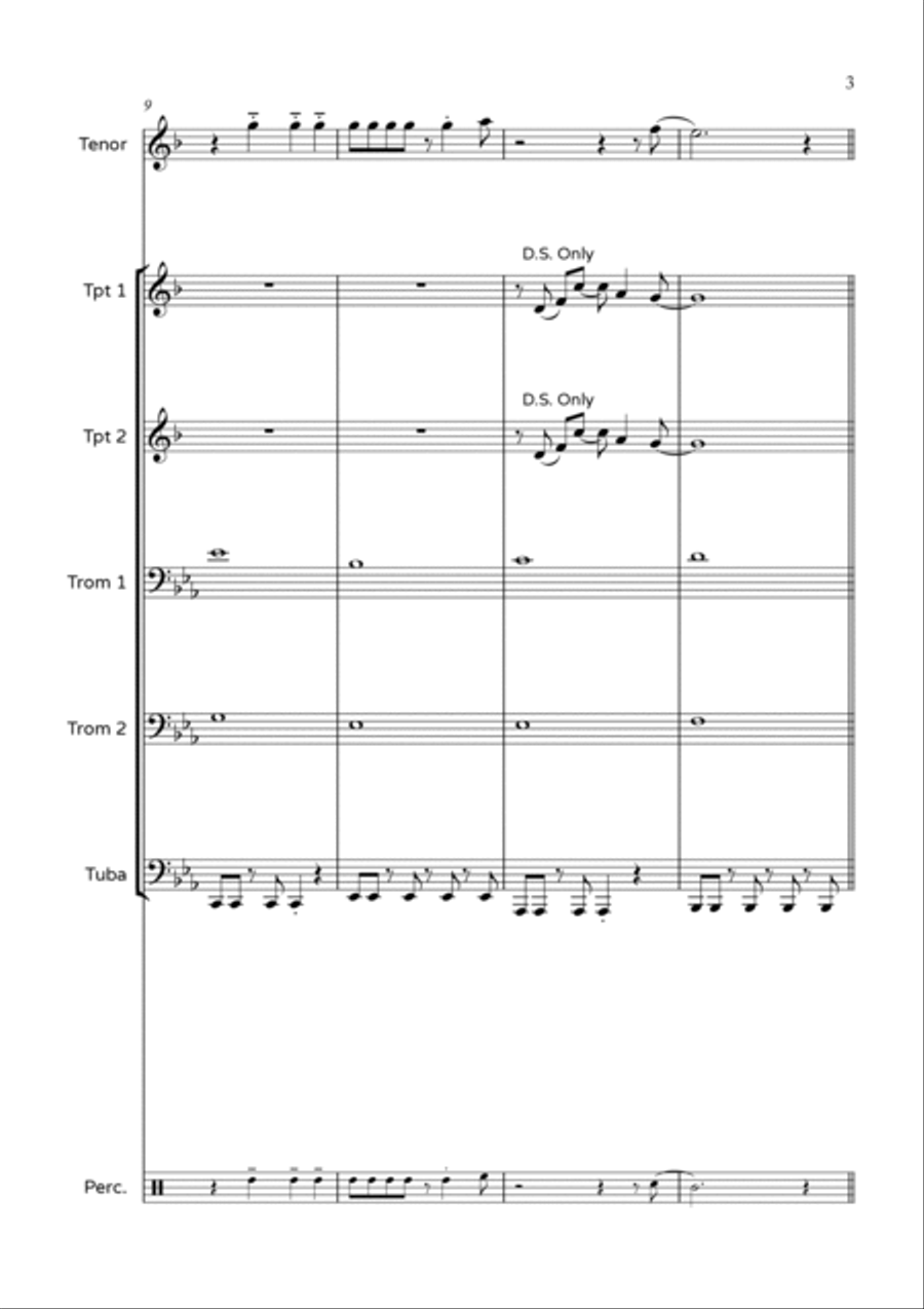 Boys Don't Cry Tenor Saxophone scores gallery preview page 3