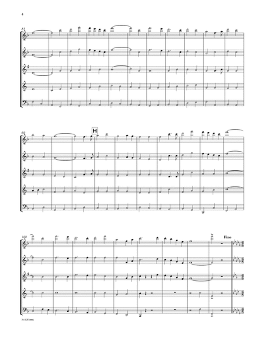 Second Suite in F (arr. for wind quintet) image number null