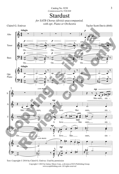 Stardust (Choral Score)