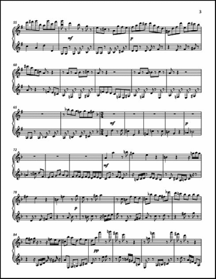 Chaconne and Fugue Classical Guitar scores gallery preview page 5