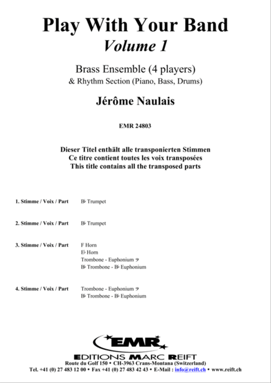 Play With Your Band Volume 1 Brass Ensemble scores gallery preview page 3