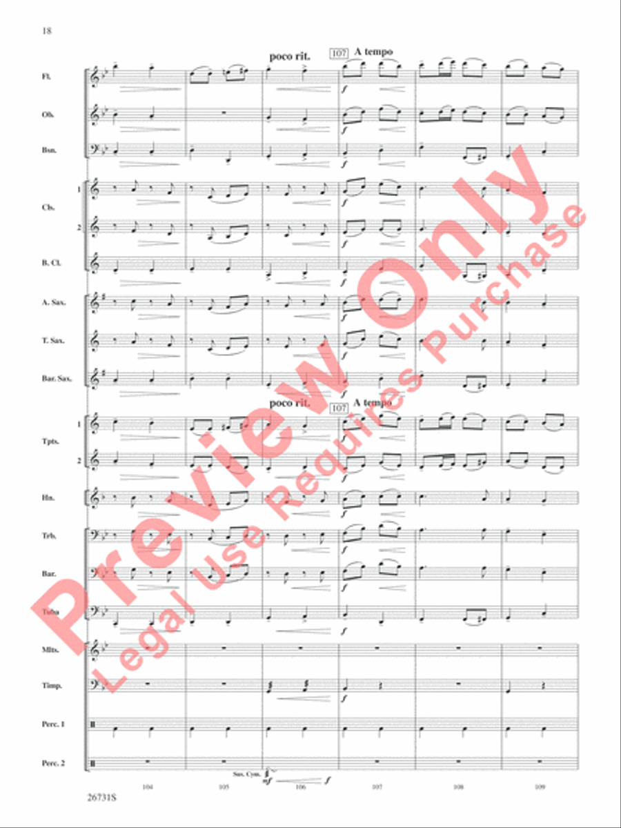 Christmastime in Russia Christmastime in Russia Concert Band scores gallery preview page 19