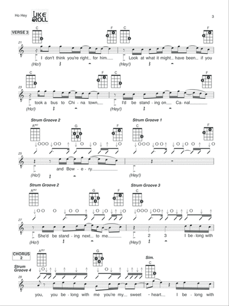 Ho Hey Ho Hey Voice scores gallery preview page 3