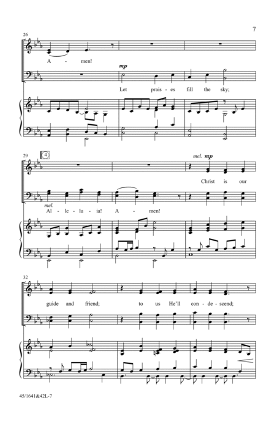 A Festival of Hymns SATB (Digital Download) 4-Part scores gallery preview page 7