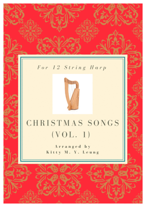 Book cover for Christmas Songs (Volume 1) - 12 String Harp