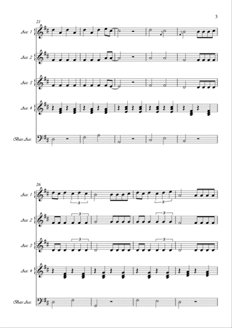 Despacito Large Ensemble scores gallery preview page 3
