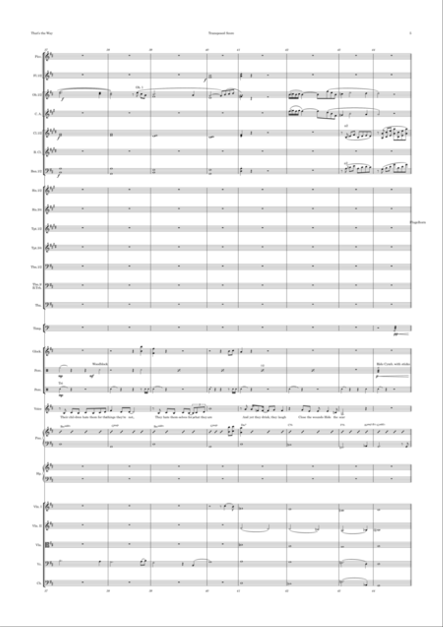That's The Way I've Always Heard It Should Be Full Orchestra scores gallery preview page 5