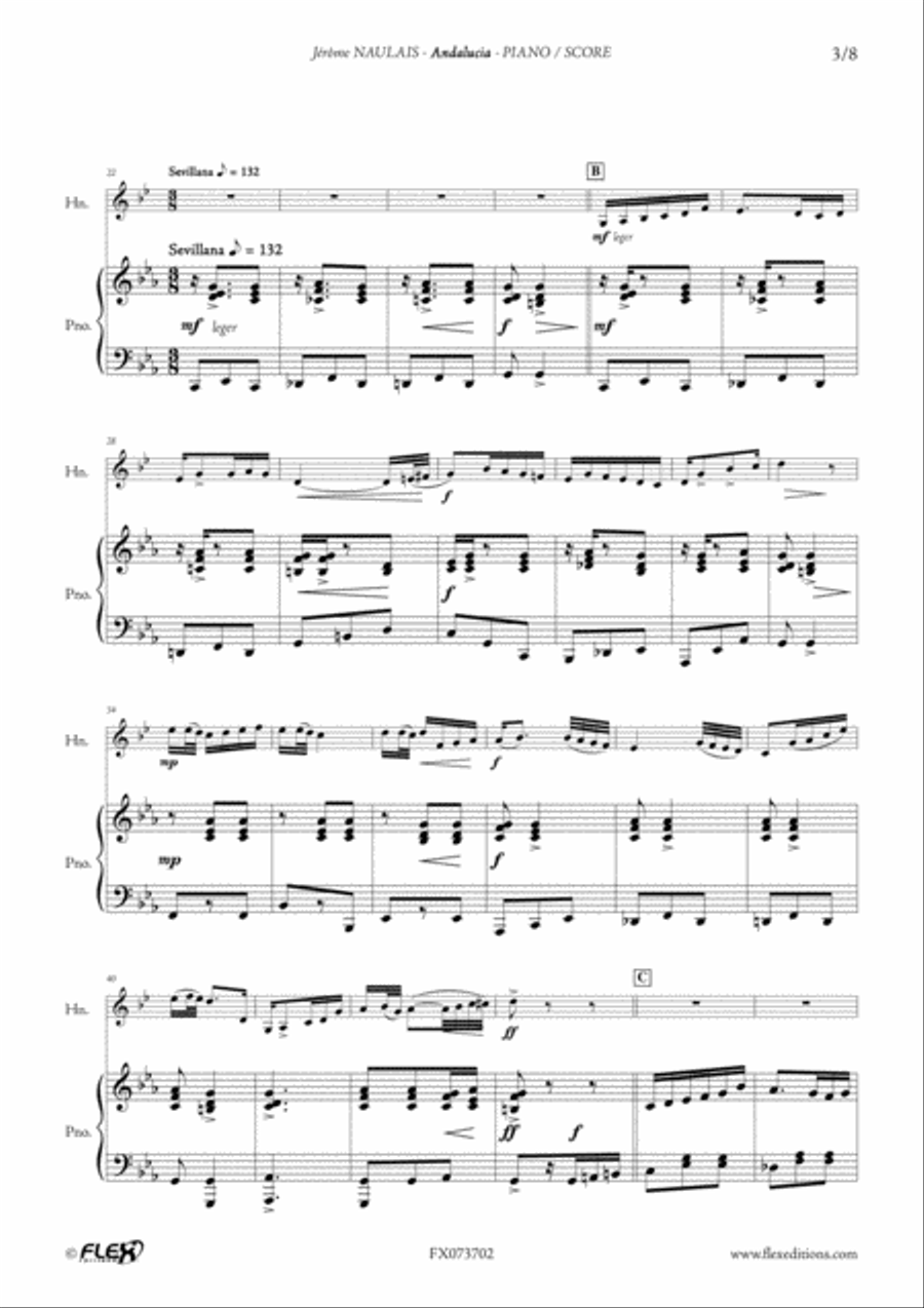 Andalucia Piano Accompaniment scores gallery preview page 3