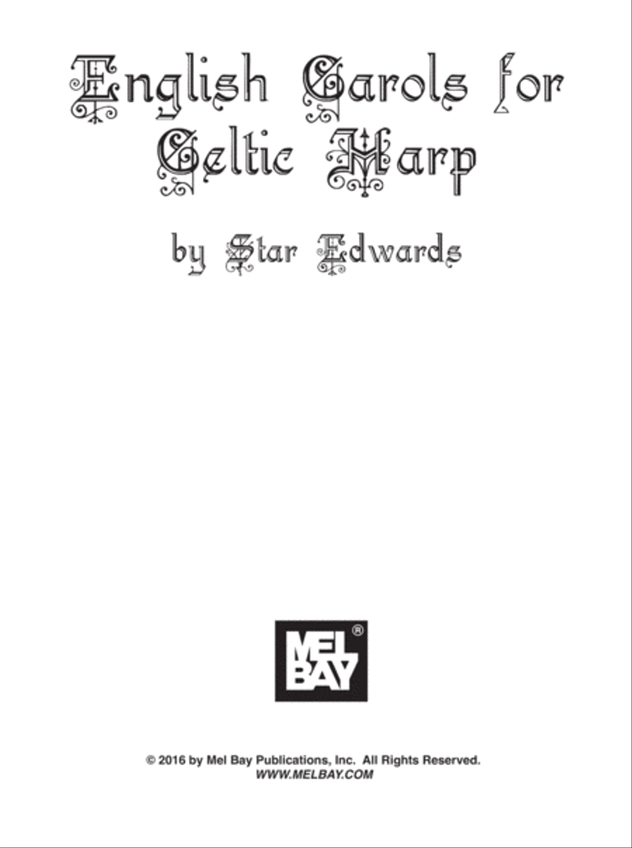 English Carols for Celtic Harp Pedal Harp scores gallery preview page 2