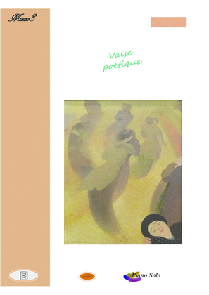 Book cover for Valse poetique by Anton Strelezki
