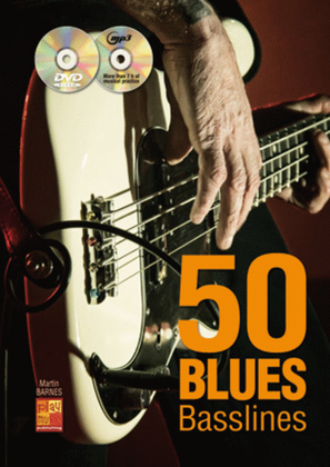 Book cover for 50 Blues Basslines