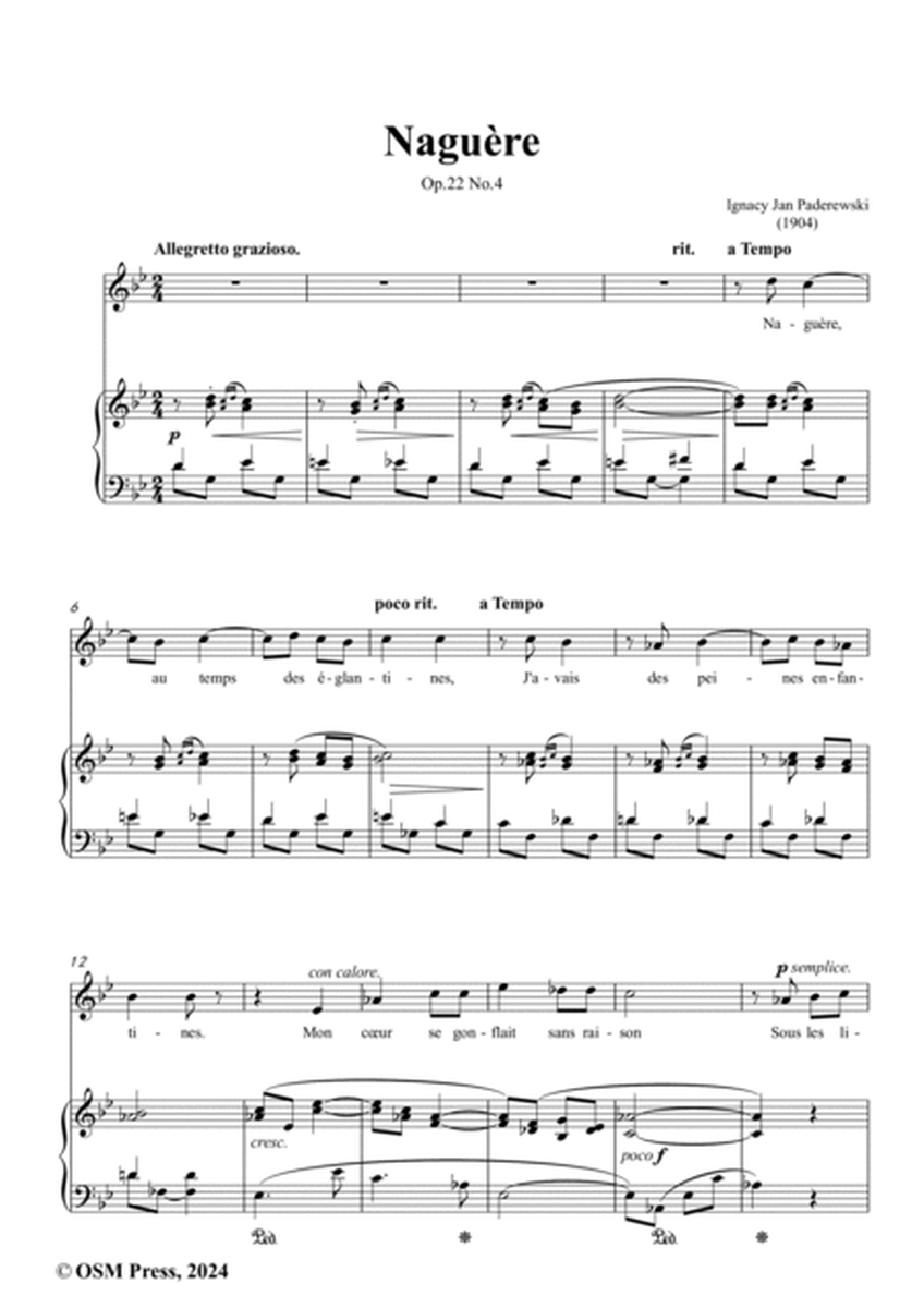 Paderewski-Naguère(1904),Op.22 No.4,in g minor