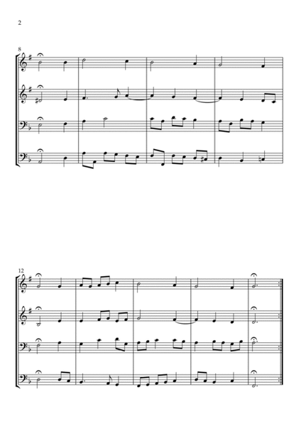 Bach's Choral - "Erstanden ist der heilge Christ" (Brass Quartet) image number null