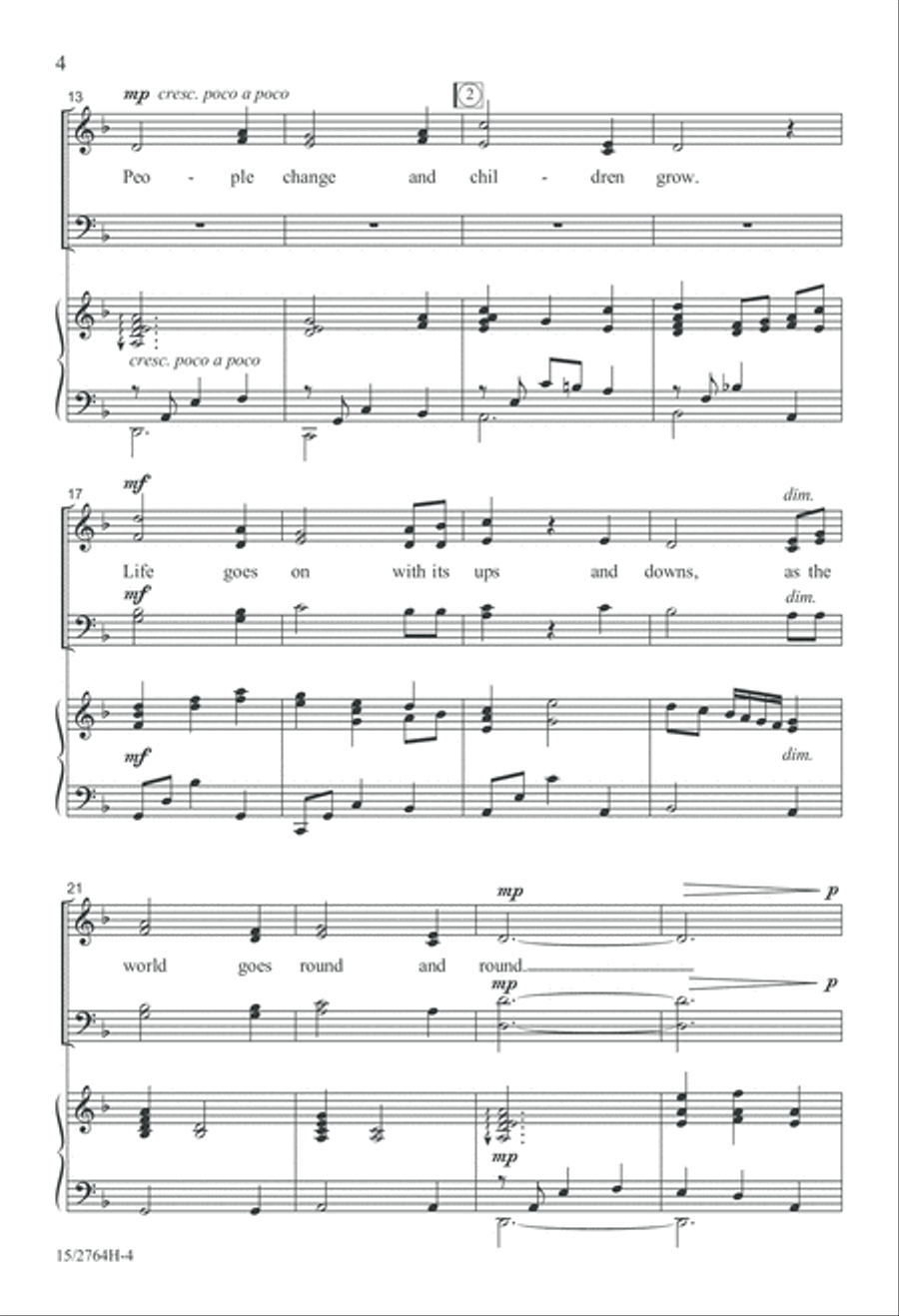 Seasons Come, Seasons Go Seasons Come, Seasons Go 4-Part scores gallery preview page 4