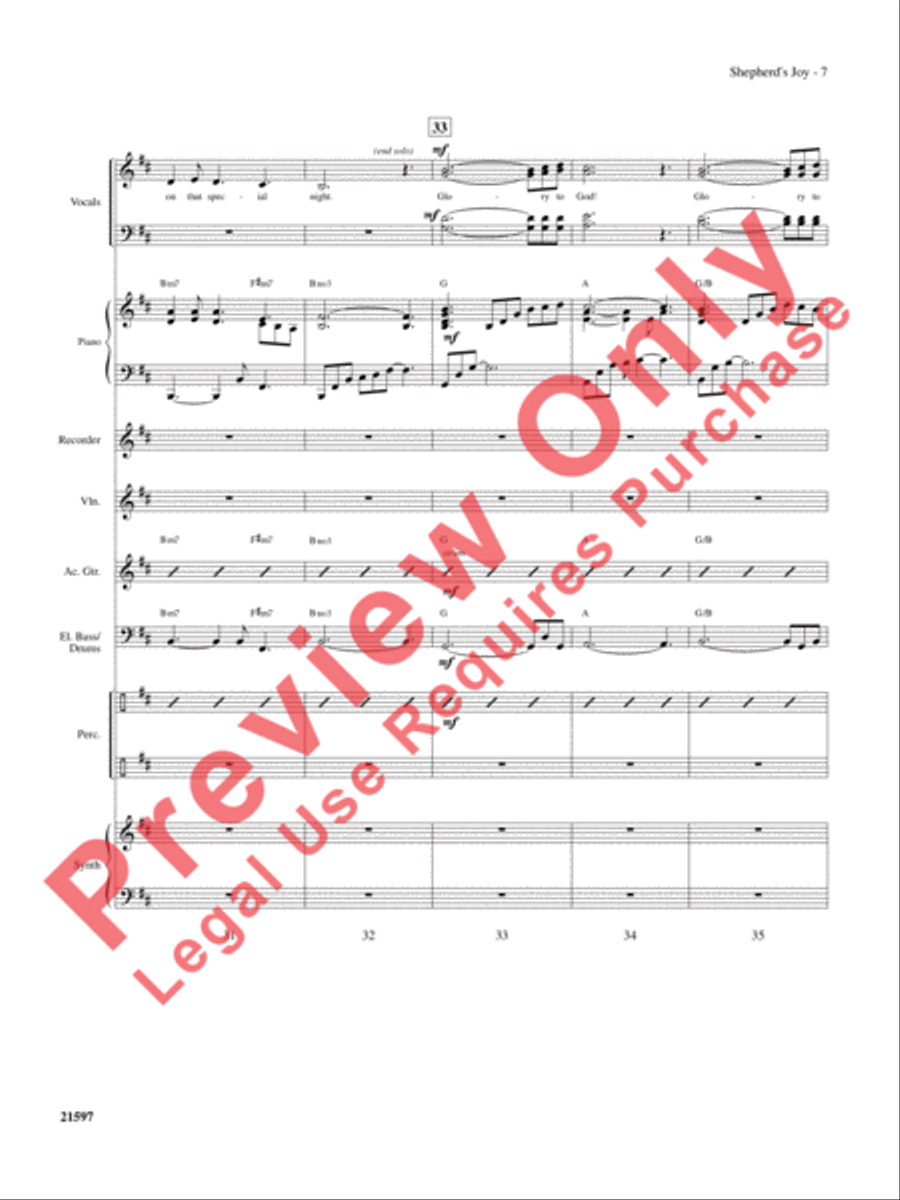 Shepherd's Joy Choir scores gallery preview page 8