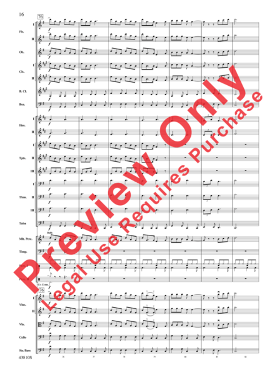Rocky Broadway Full Orchestra scores gallery preview page 17