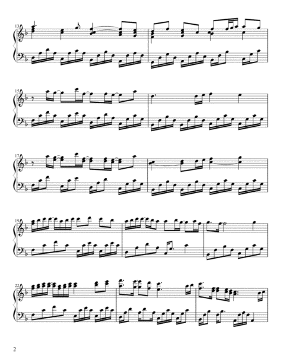 Home Home Piano Solo scores gallery preview page 2
