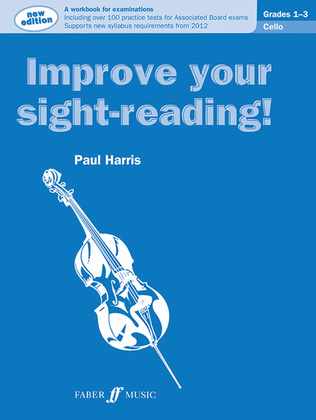 Book cover for Improve Your Sight-reading! Cello, Grade 1-3