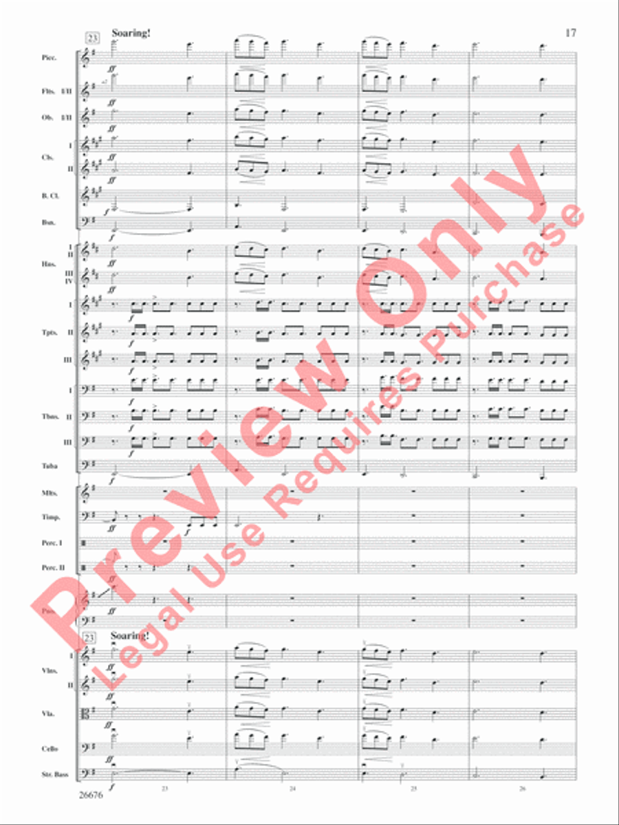 Star Wars Epic -- Part I, Suite from the Full Orchestra scores gallery preview page 18