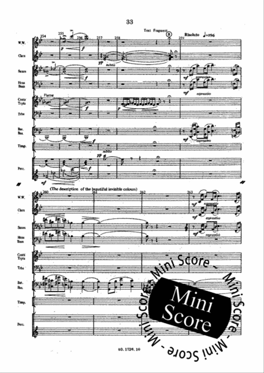 A New Dress for the Emperor Concert Band scores gallery preview page 42