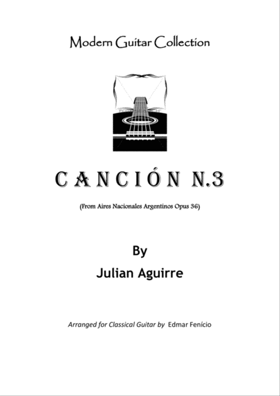Canción n3 Guitar Solo scores gallery preview page 1