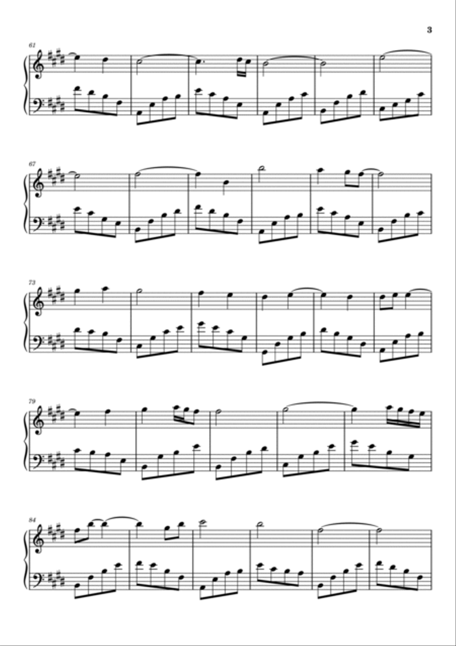 My Heart Will Go On (love Theme From 'titanic') Piano Solo scores gallery preview page 3